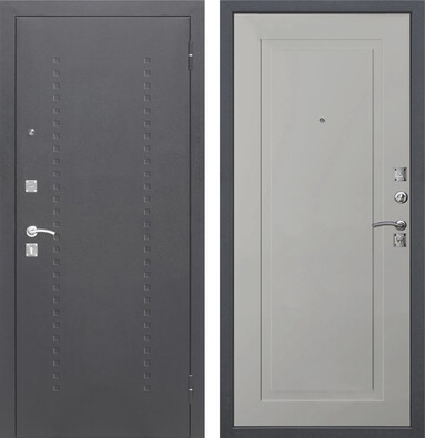 Входная дверь Дверь Цитадель Dominanta Муар Ясень серый эмаль в Гатчине