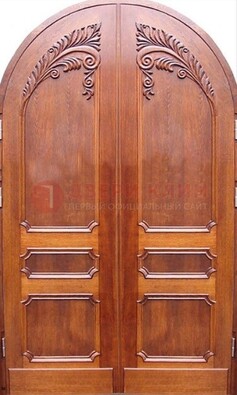 Металлическая арочная дверь ДА-9 в салон красоты в Гатчине
