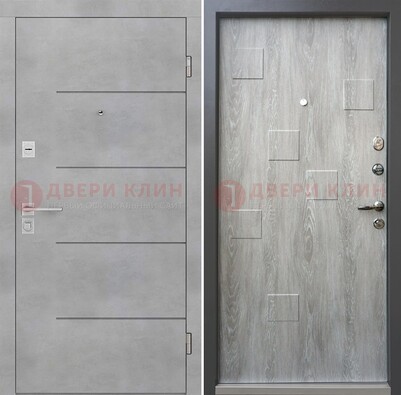 Входная дверь c МДФ Темный орех ДМ-258 в Гатчине