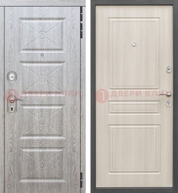 Железная коричневая дверь Темный орех с МДФ Шоколад ДМ-302 в Гатчине