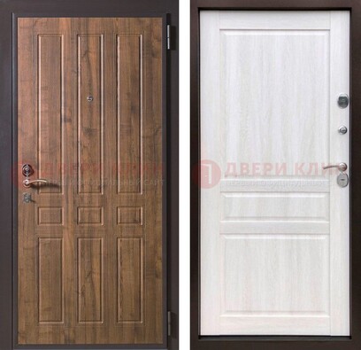 Металлическая дверь с панелями МДФ в квартиру ДМ-356 в Краснодаре