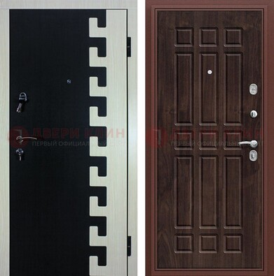 Стальная дверь с МДФ панелями в квартиру ДМ-367 в Перми