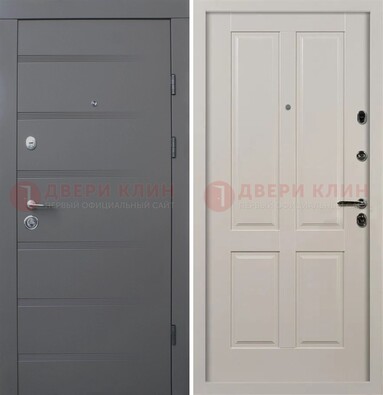 Квартирная железная дверь с МДФ панелями ДМ-423 в Гатчине