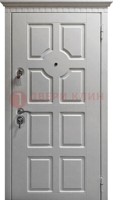Белая дверь с МДФ ДМ-524 в Гатчине