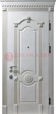 Белая дверь с МДФ ДМ-525 в Гатчине