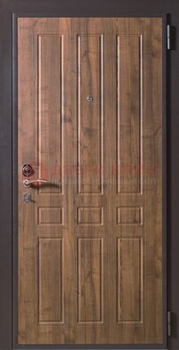 Прочная металлическая дверь с МДФ ДМ-68 в Гатчине