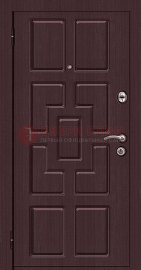Металлическая дверь с МДФ ДМ-72 в дом из пеноблоков в Гатчине