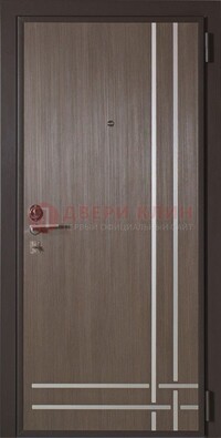 Квартирная стальная дверь с МДФ с декоративными вставками ДМ-89 в Гатчине