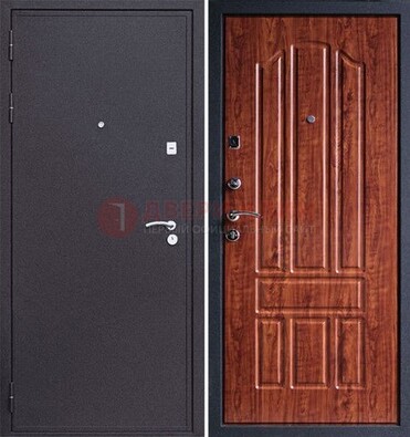 Темная стальная дверь с порошковым напылением ДП-188 в Солнечногорске