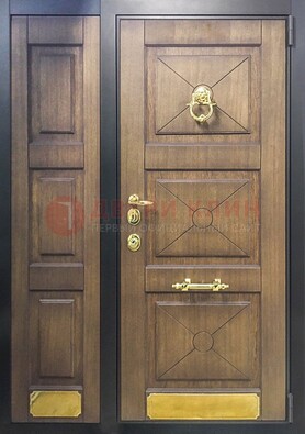 Парадная дверь с декоративными элементами ДПР-27 на дачу в Гатчине