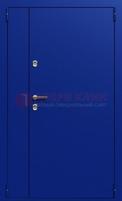 Синяя тамбурная дверь ДТМ-23 в Брянске