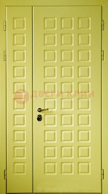 Салатовая тамбурная дверь ДТМ-28 в Гатчине