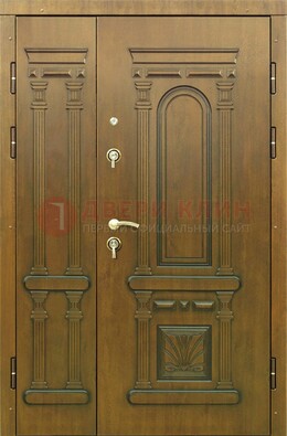 Полуторная железная дверь с виноритом ДВТ-174 в Гатчине