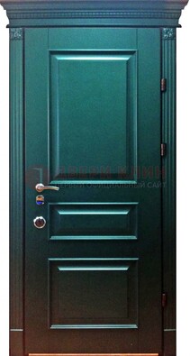 Темная филенчатая дверь с виноритом ДВТ-62 в Гатчине